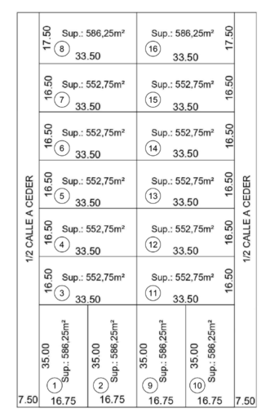 Lotes en Santa Anita, Cañuelas.